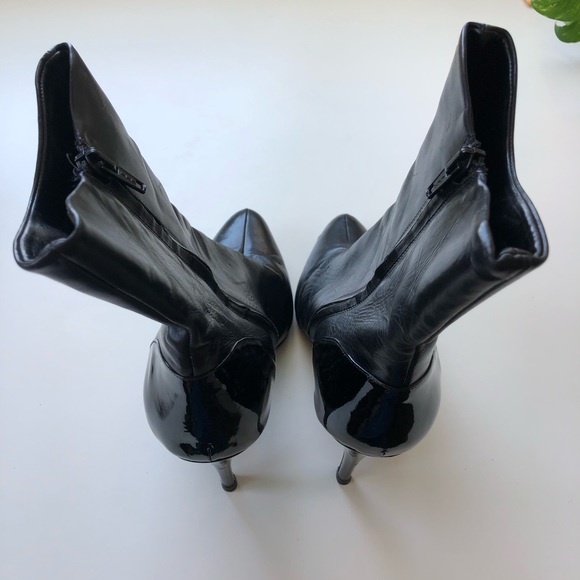 Jerome C. Rousseau VINTAGE Leather Stiletto Bootie - Picture 12 of 12